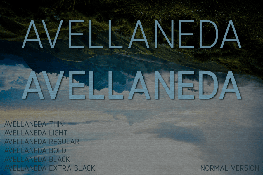 Avellaneda Font Family · 1001 Fonts
