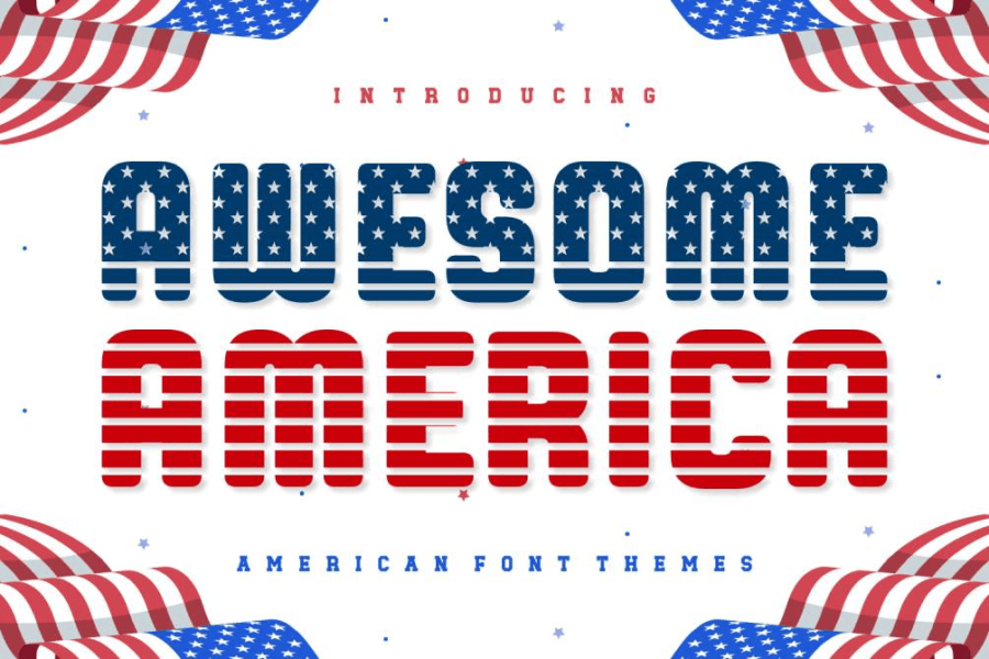 Awesome America Font · 1001 Fonts