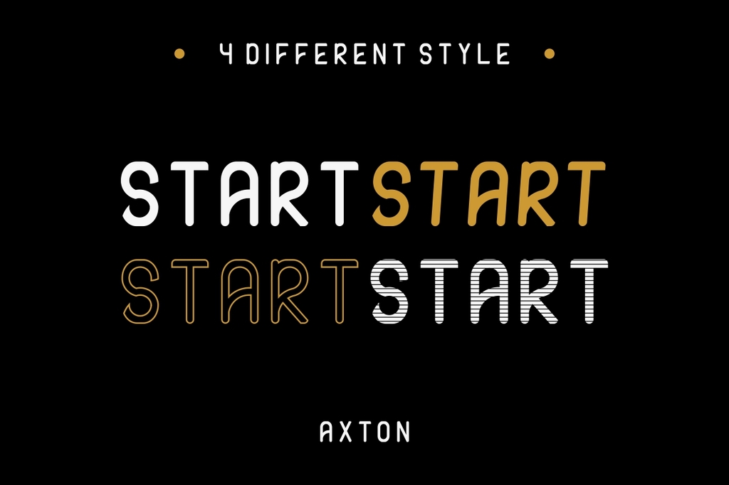 AXTON DEMO Font Family · 1001 Fonts