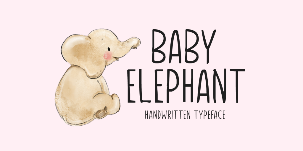 Baby Elephant illustration 2
