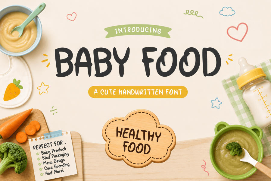Typhography Text 7 Free Nursery, Quirky, Sticker Fonts · 1001 Fonts