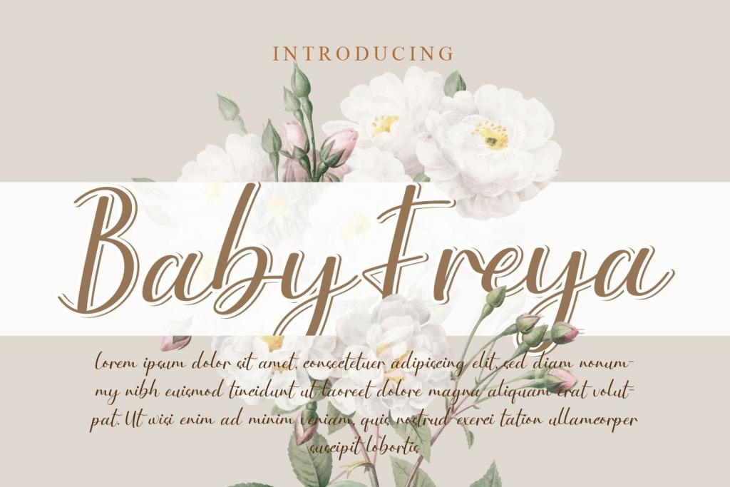 Baby Freya illustration 2