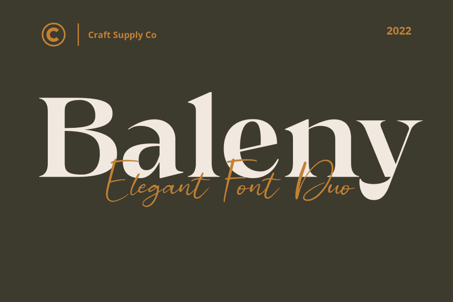 Baleny Serif Free Font · 1001 Fonts