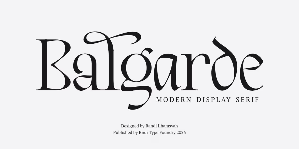 Balgarde by RNDI Type Foundry — Free Font Download | NoBadFonts