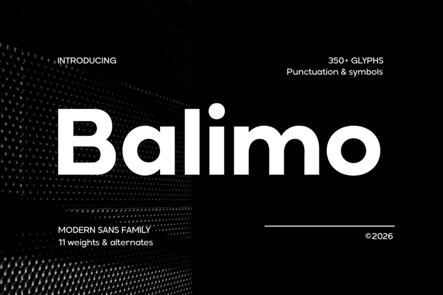 Balimo Font Family · 1001 Fonts