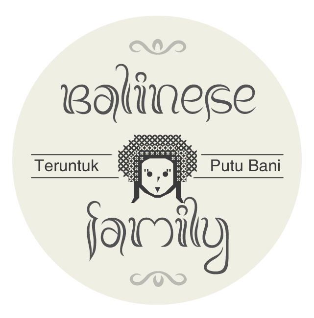 Balinese Family illustration 1