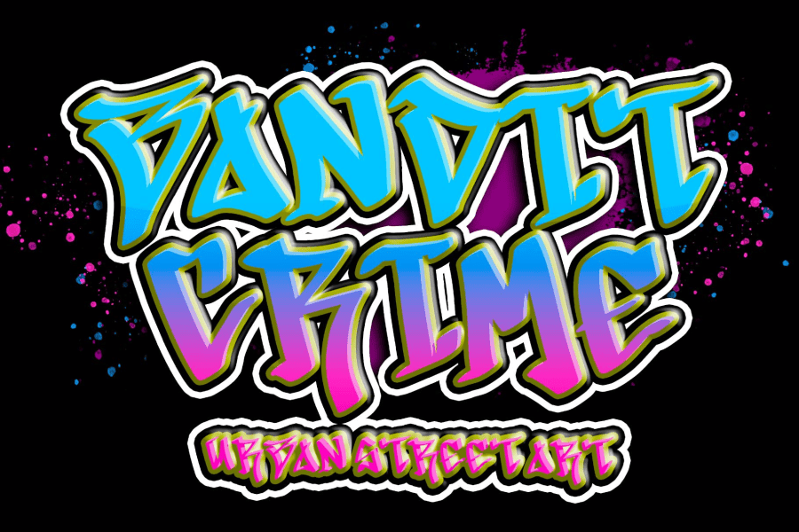 Bandit Crime Demo Font · 1001 Fonts
