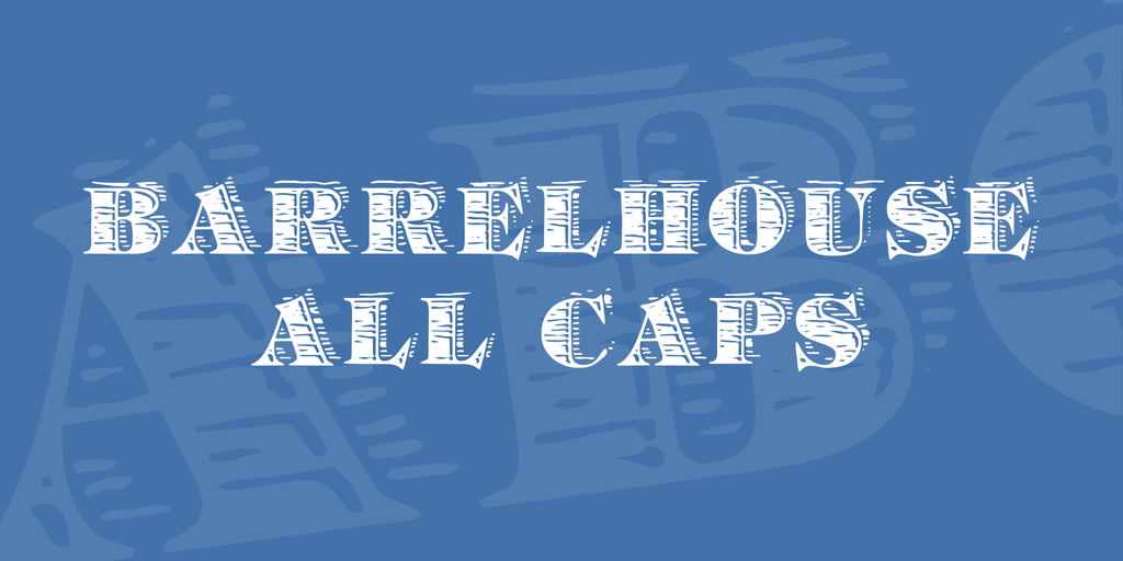 Barrelhouse All Caps illustration 1