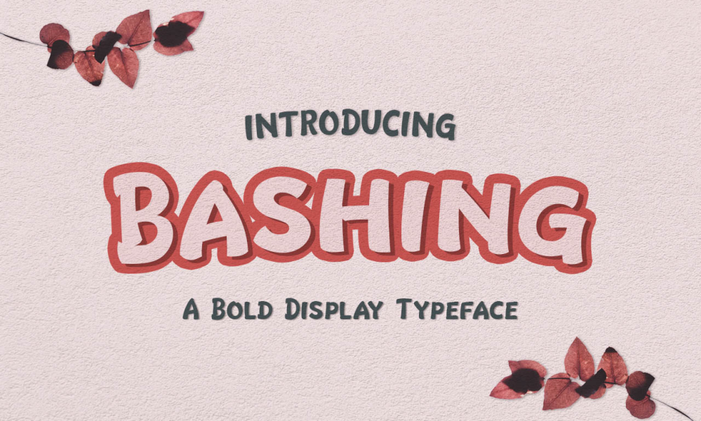 Bashing Font · 1001 Fonts