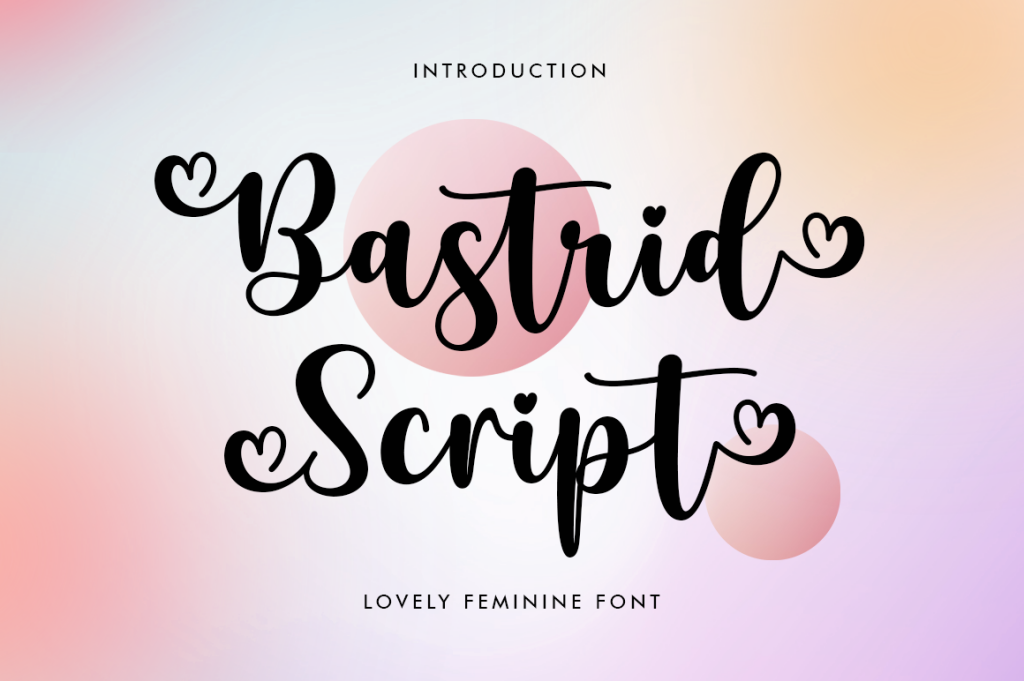 Bastrid Script illustration 2