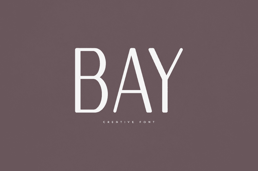 Bay Font · 1001 Fonts