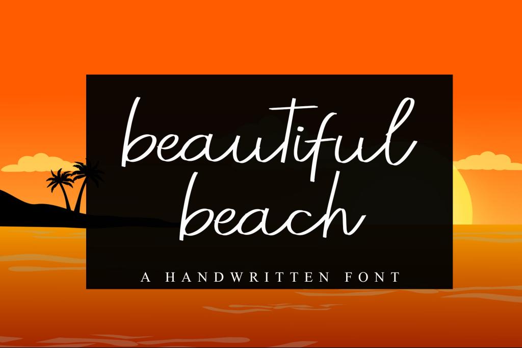 Beautiful Beach illustration 2