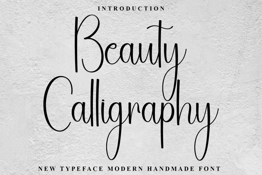 Beauty Calligraphy Font · 1001 Fonts