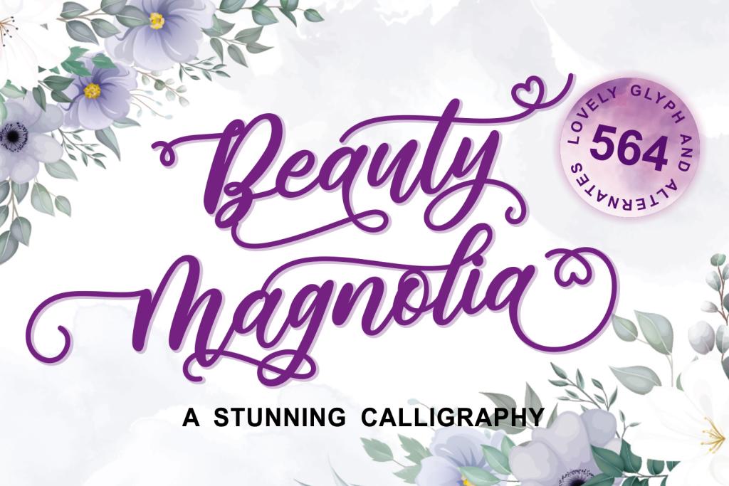 Beauty Magnolia illustration 2