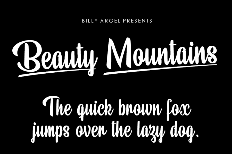 Nature Beauty Font