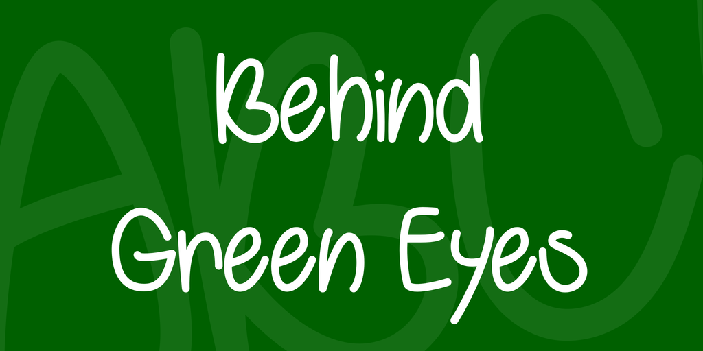 Behind Green Eyes illustration 2