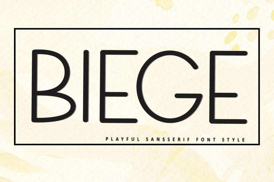 Beige Font · 1001 Fonts