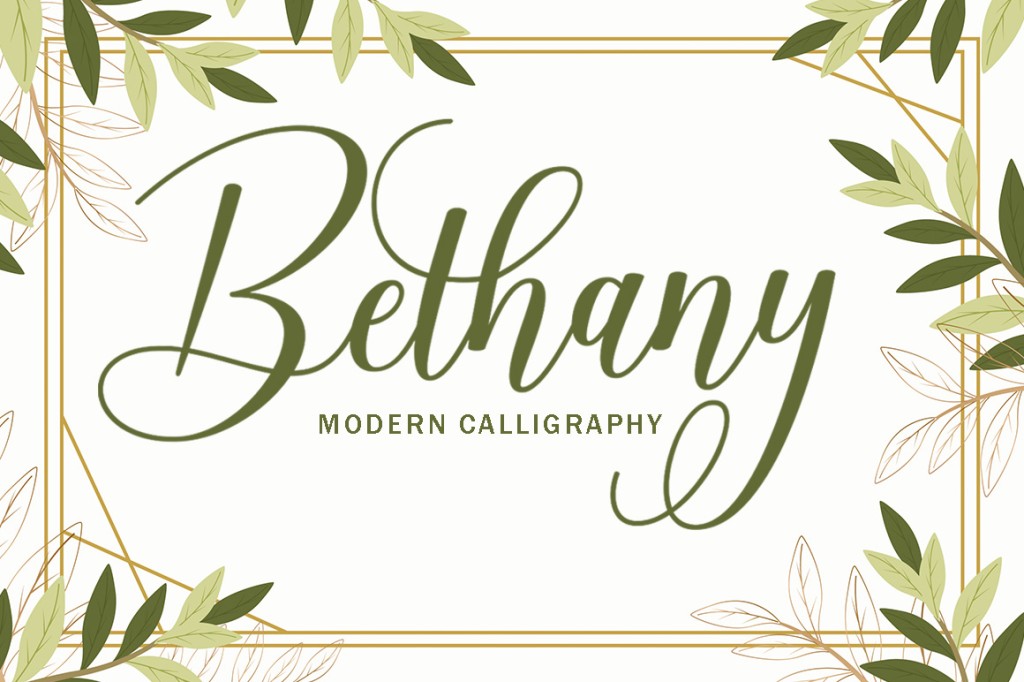 Bethany Script illustration 3