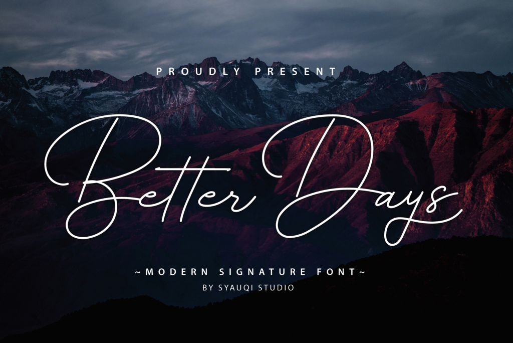 Better Days Signature illustration 1