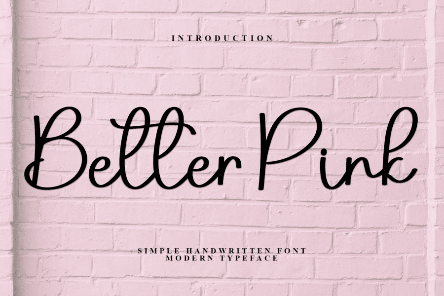 Better Pink Font · 1001 Fonts
