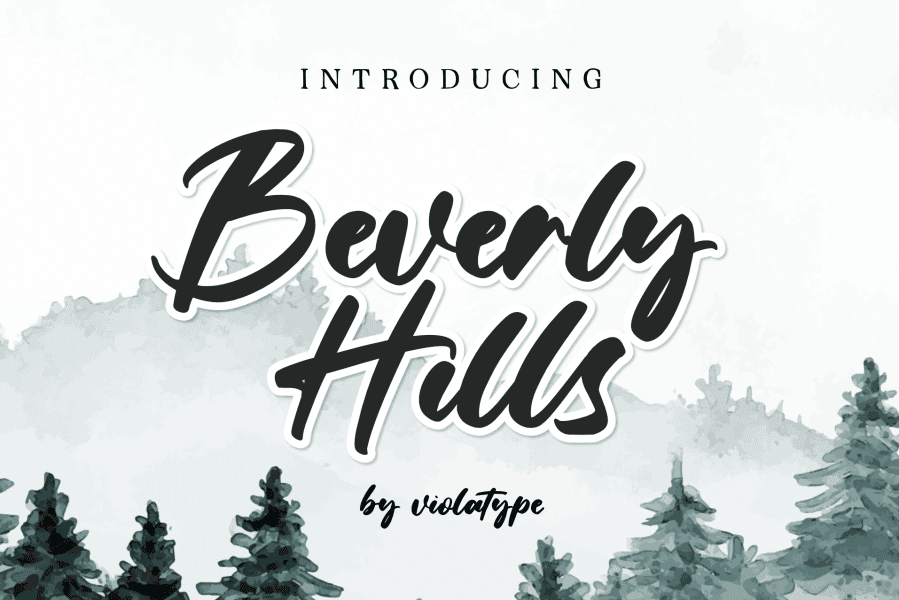 Beverly Hills Font · 1001 Fonts