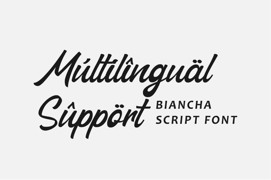 Biancha Brush Script Font · 1001 Fonts