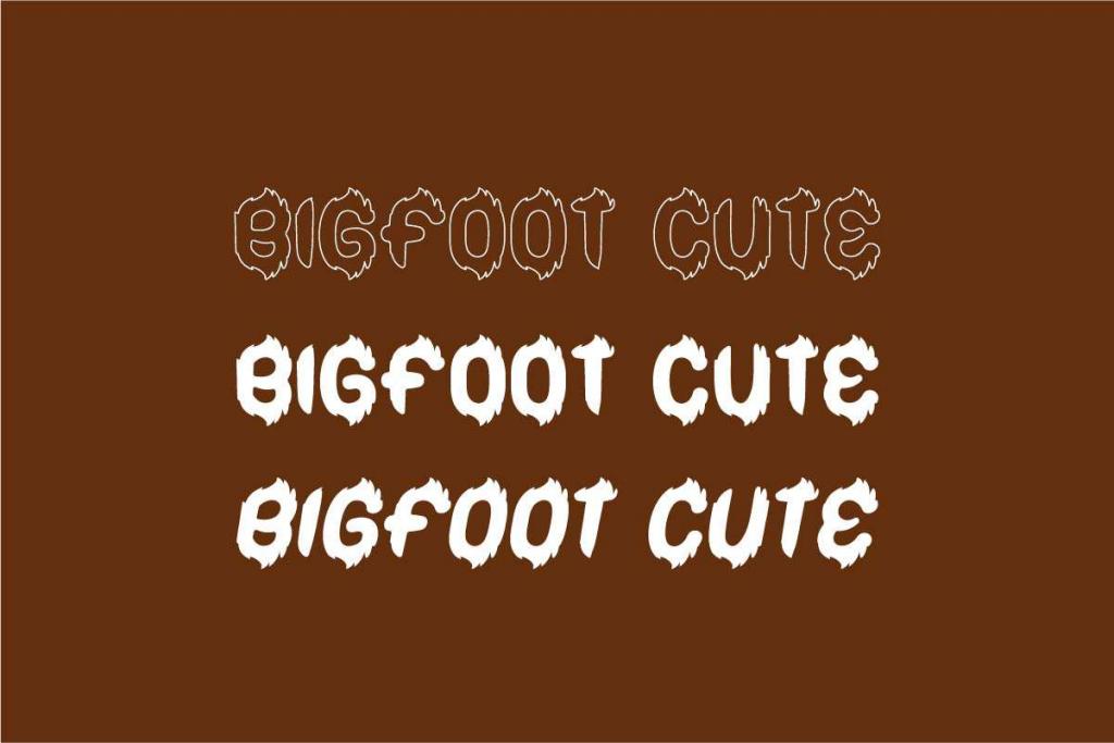 Bigfoot Cute Demo illustration 10
