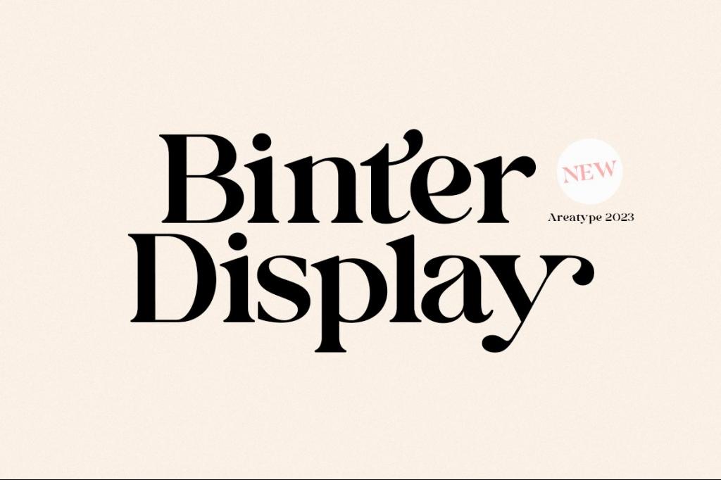 Binter Display Font illustration 7