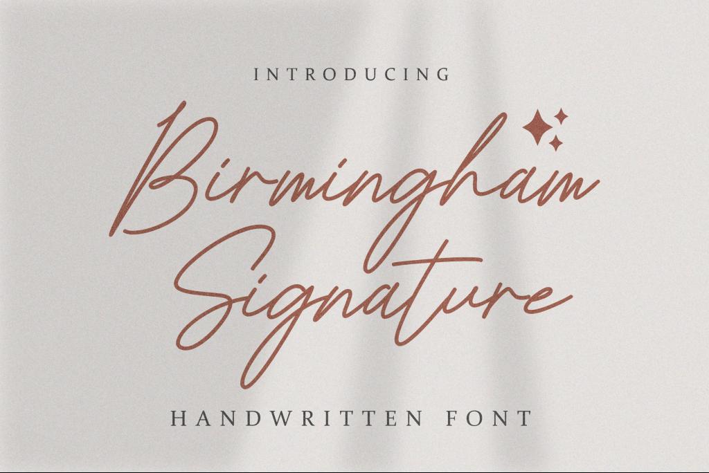 Birmingham Signature Script illustration 3