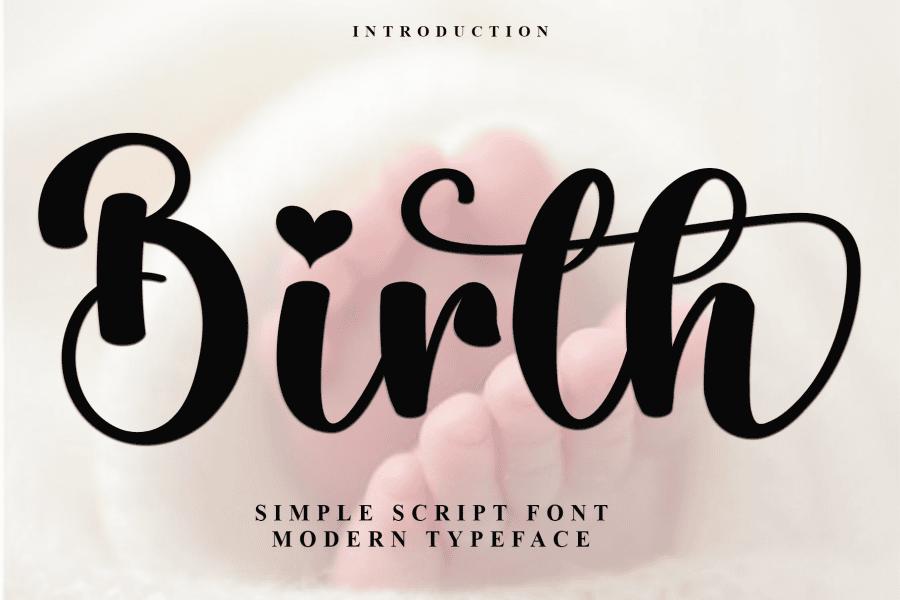 Birth Font · 1001 Fonts
