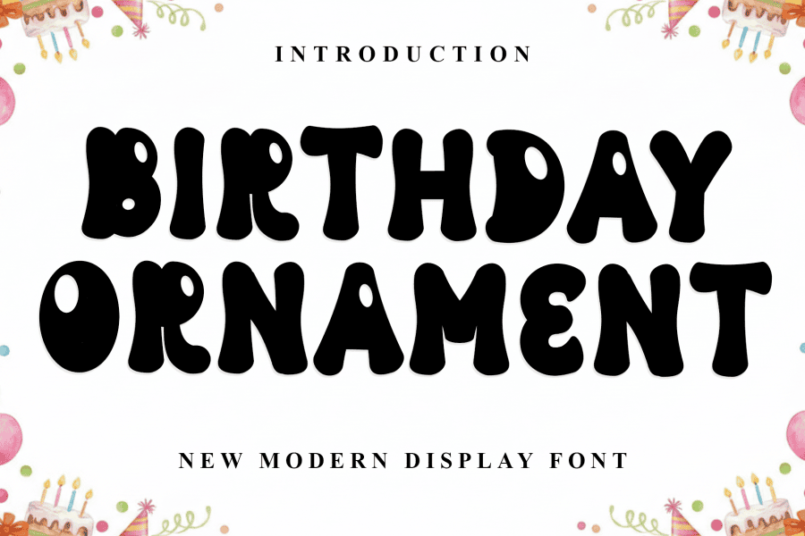 4 Free Birthday, Flared, Groovy Fonts · 1001 Fonts