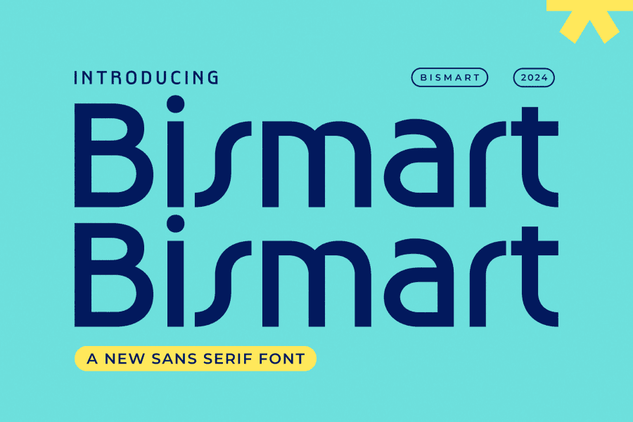 Bi Font Letters Bismart Font · 1001 Fonts