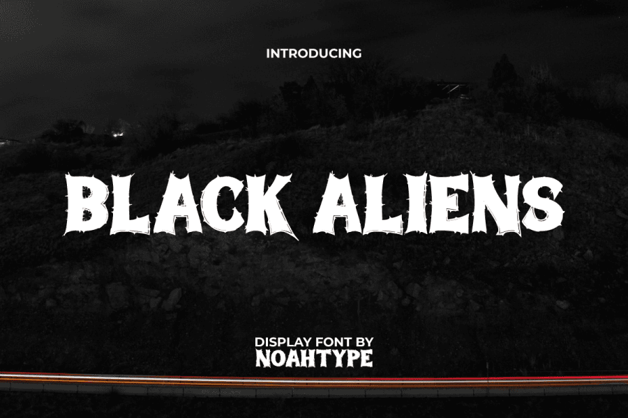 Black Aliens Demo Font · 1001 Fonts