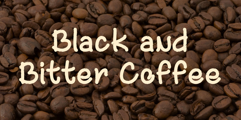Black and Bitter Coffee illustration 2
