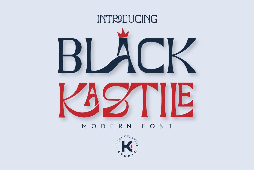 Black Kastile Modern illustration 2