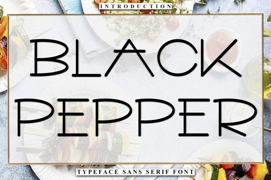 Black Pepper Font · 1001 Fonts