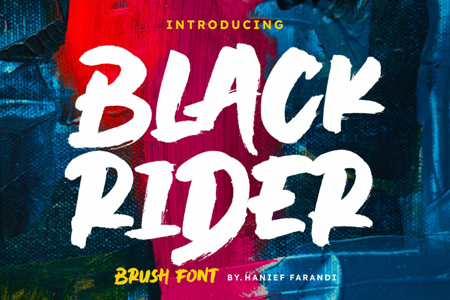 Neon Rider Font Black Rider Font · 1001 Fonts