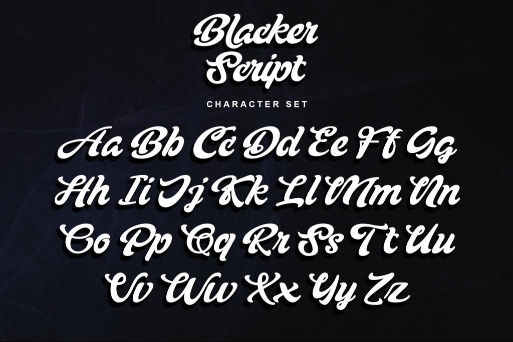 Blacker Script-Personal use illustration 4