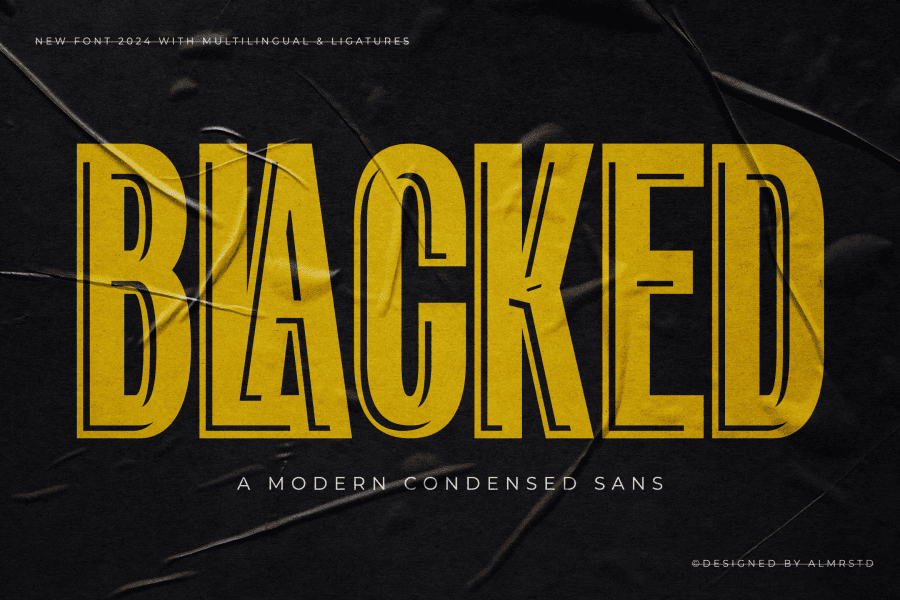 Blaked Font · 1001 Fonts