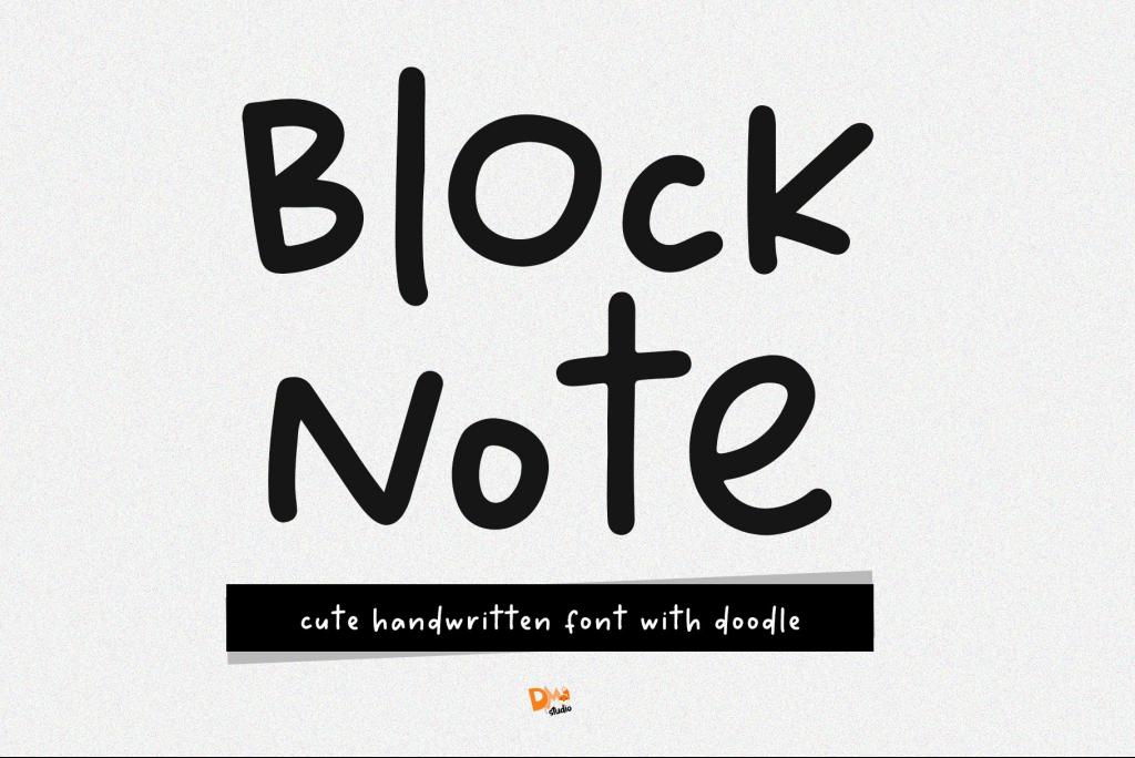 Block Note illustration 2