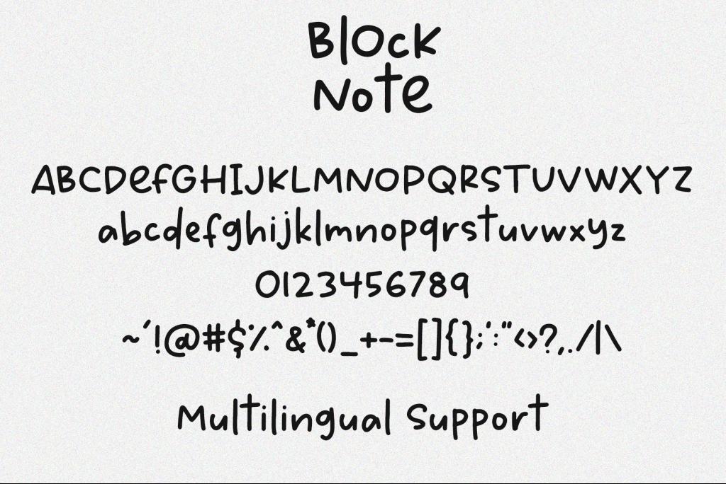 Block Note illustration 3