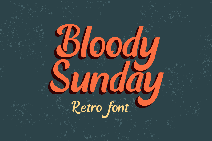 Bloody Sunday Font · 1001 Fonts