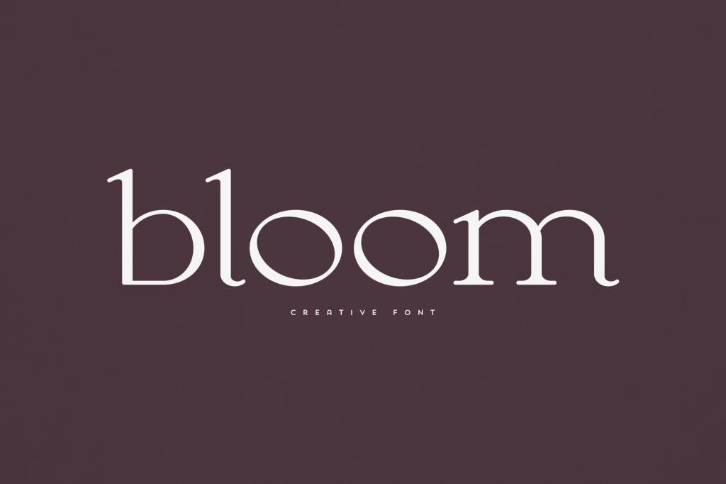 Bloom Font · 1001 Fonts