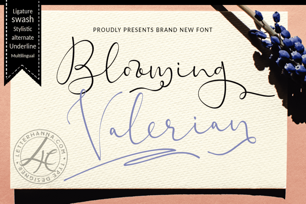 Blooming Valerian Free illustration 2