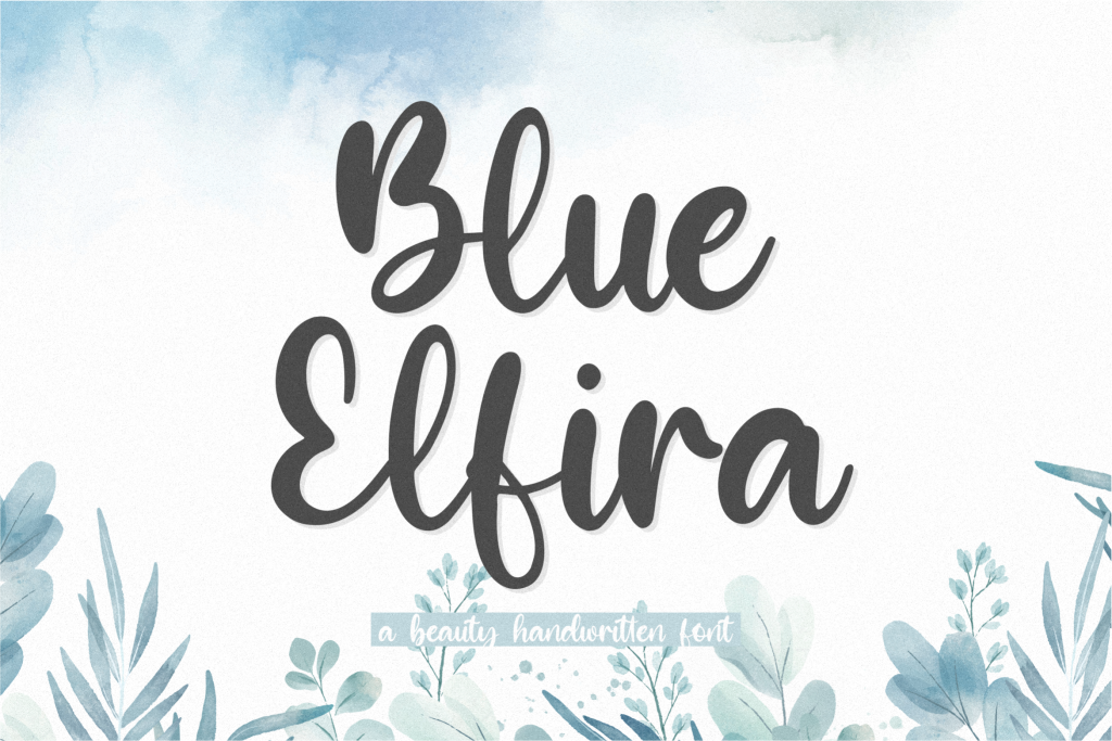 Blue Elfira illustration 2
