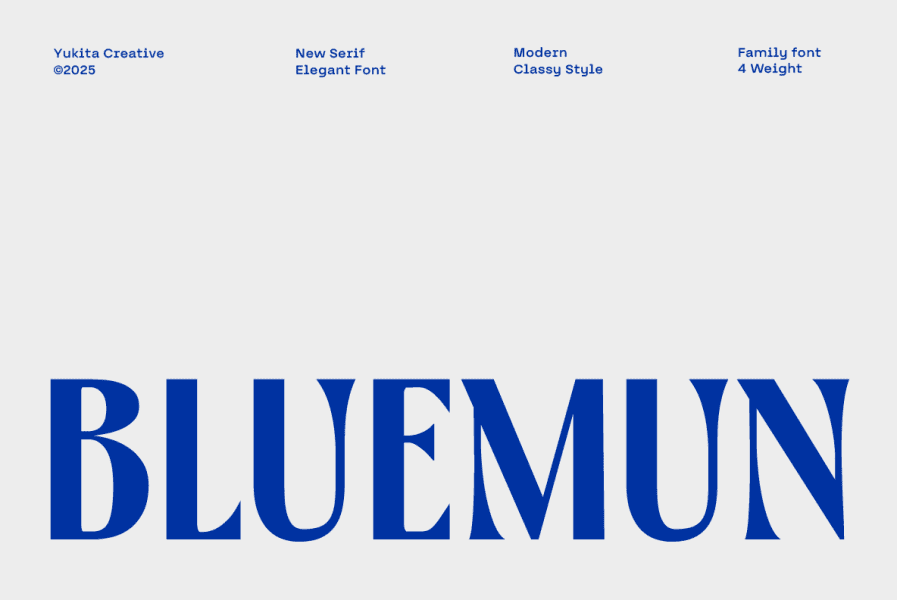 Bluemun Font · 1001 Fonts