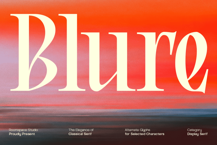 Cute Display Lettering Blure Font Family · 1001 Fonts