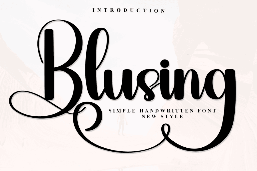 Font Pusing Blusing Font · 1001 Fonts