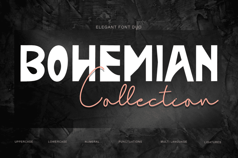 Bohemian Collection Demo Font Family · 1001 Fonts