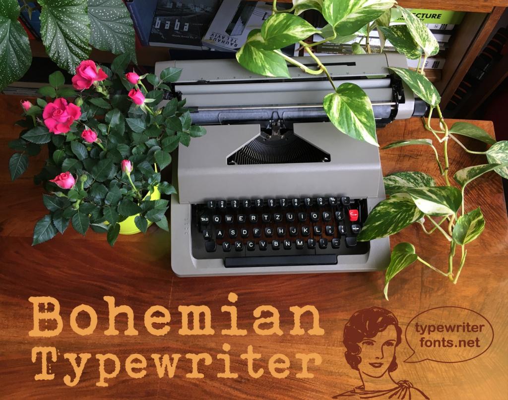 Bohemian Typewriter illustration 13